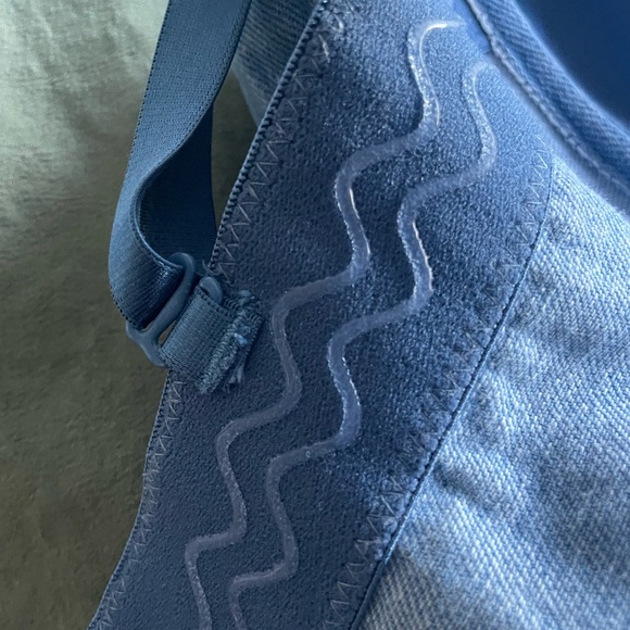 Denim Bustier Adjustable Crop Top - Picture 7 of 7